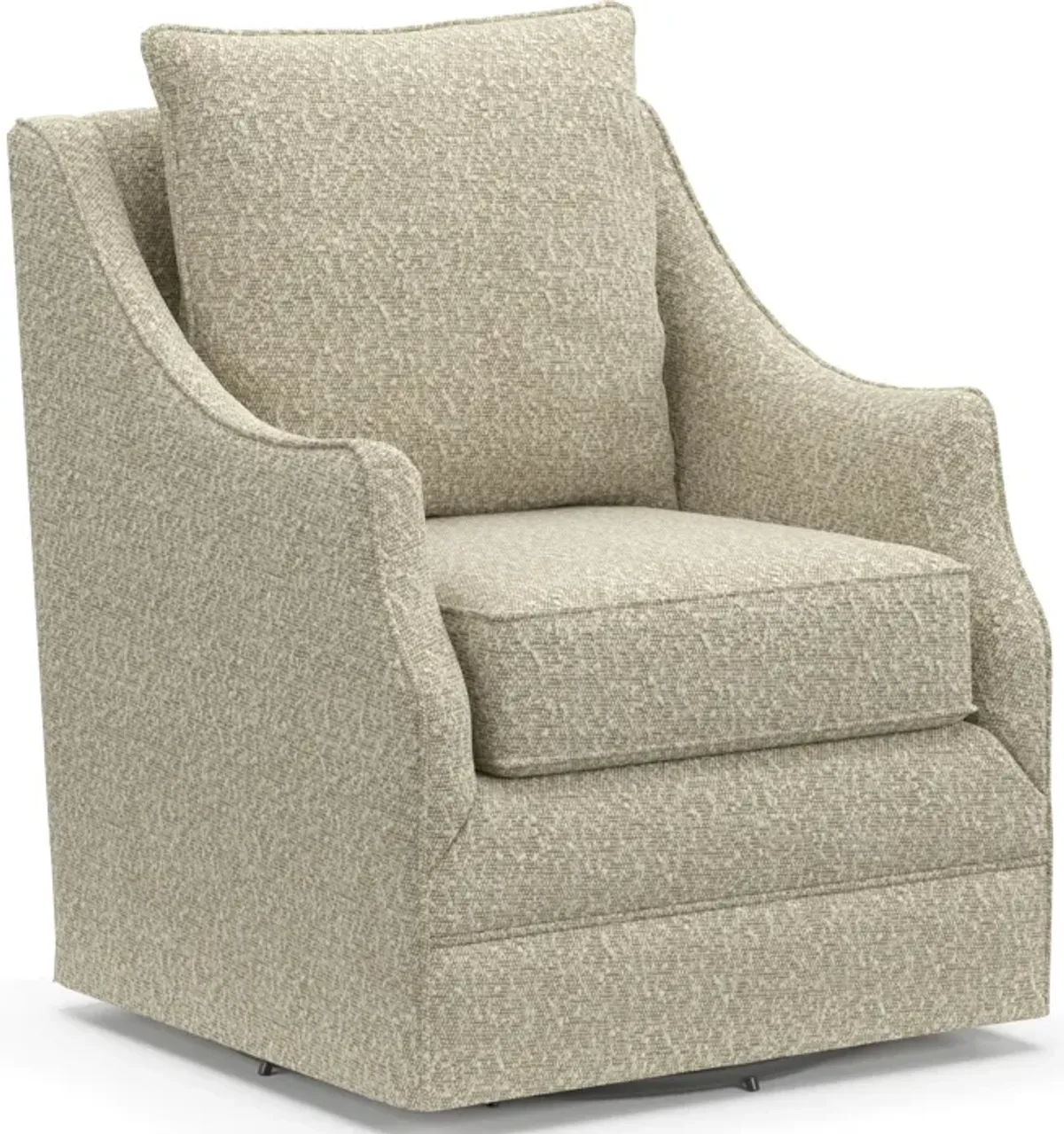 Mara Accent Swivel Chair - Bloke Cotton