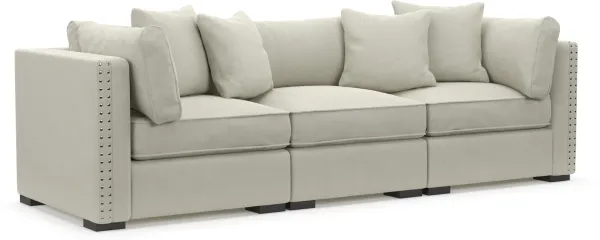 Abington Foam Comfort 3-Piece Sofa - Anders Ivory