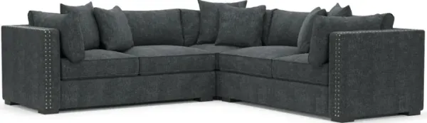 Abington Foam Comfort 3-Piece Sectional - Contessa Shadow