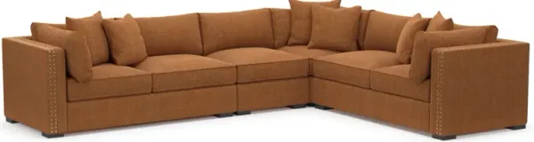 Abington Foam Comfort 4-Piece Sectional - Contessa Ginger