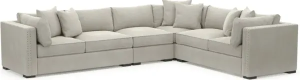 Abington Foam Comfort 4-Piece Sectional - Laurent Beach