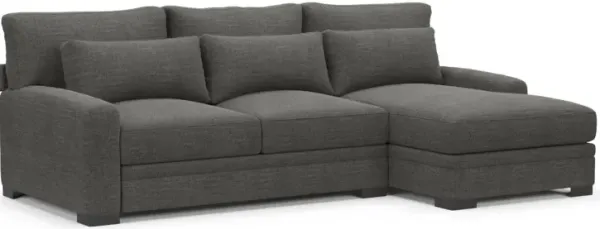 Boston Foam Comfort Sectional - Curious Charcoal