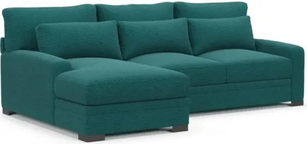 Boston Foam Comfort Sectional - Bloke Peacock