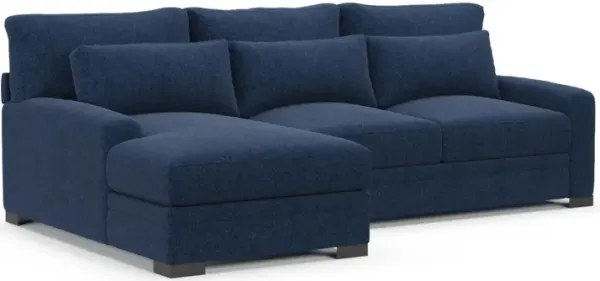 Boston Foam Comfort Sectional - Oslo Navy