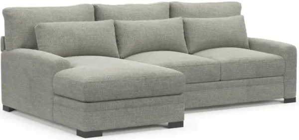 Boston Foam Comfort Sectional - Pandora Pepper