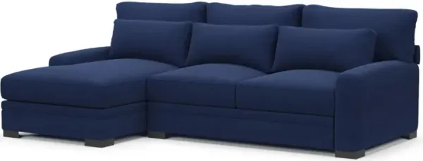 Boston Foam Comfort Sectional - Abington Indigo