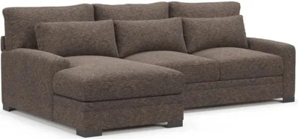 Boston Foam Comfort Sectional - M Walnut