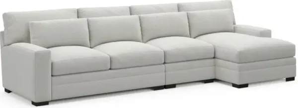 Boston Foam Comfort Sectional - Oslo Snow