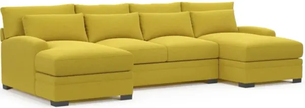 Boston Foam Comfort Sectional - Bloke Goldenrod