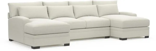 Boston Foam Comfort Sectional - Living Large White