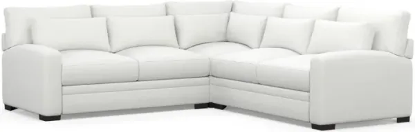 Boston Foam Comfort Sectional - Contessa Vanilla