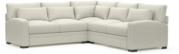 Boston Foam Comfort Sectional - Living Large White