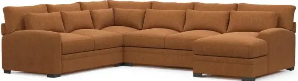 Boston Foam Comfort Sectional - Contessa Ginger