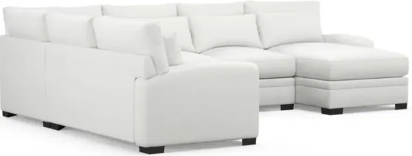 Boston Foam Comfort Sectional - Contessa Vanilla