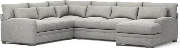 Boston Foam Comfort Sectional - Pandora Pepper