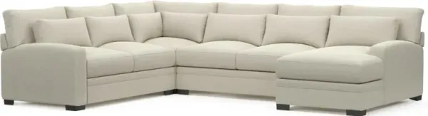 Boston Foam Comfort Sectional - Curious Pearl
