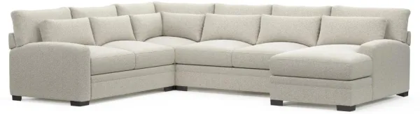 Boston Foam Comfort Sectional - Muse Stone
