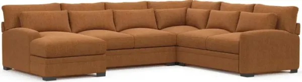 Boston Foam Comfort Sectional - Contessa Ginger
