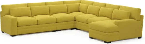 Boston Foam Comfort Sectional - Bloke Goldenrod