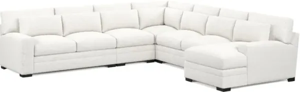 Boston Foam Comfort Sectional - Bloke Snow