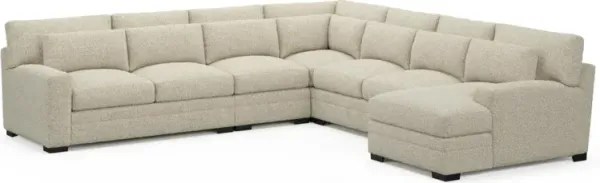 Boston Foam Comfort Sectional - Bloke Cotton