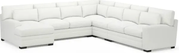 Boston Foam Comfort Sectional - Contessa Vanilla