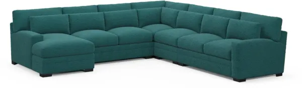 Boston Foam Comfort Sectional - Bloke Peacock