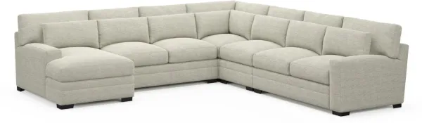 Boston Foam Comfort Sectional - Merino Chalk