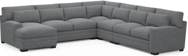 Boston Foam Comfort Sectional - Dudley Indigo
