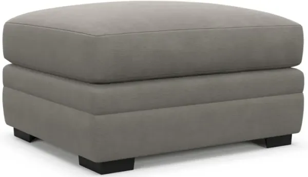 Boston Hybrid Comfort Ottoman - Abington Fog