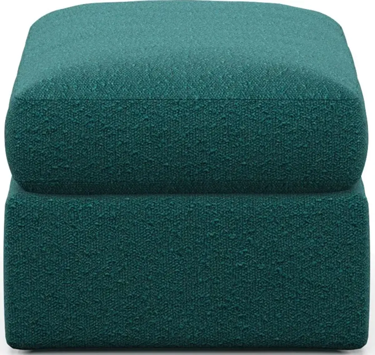 Haven Foam Comfort Ottoman - Bloke Peacock