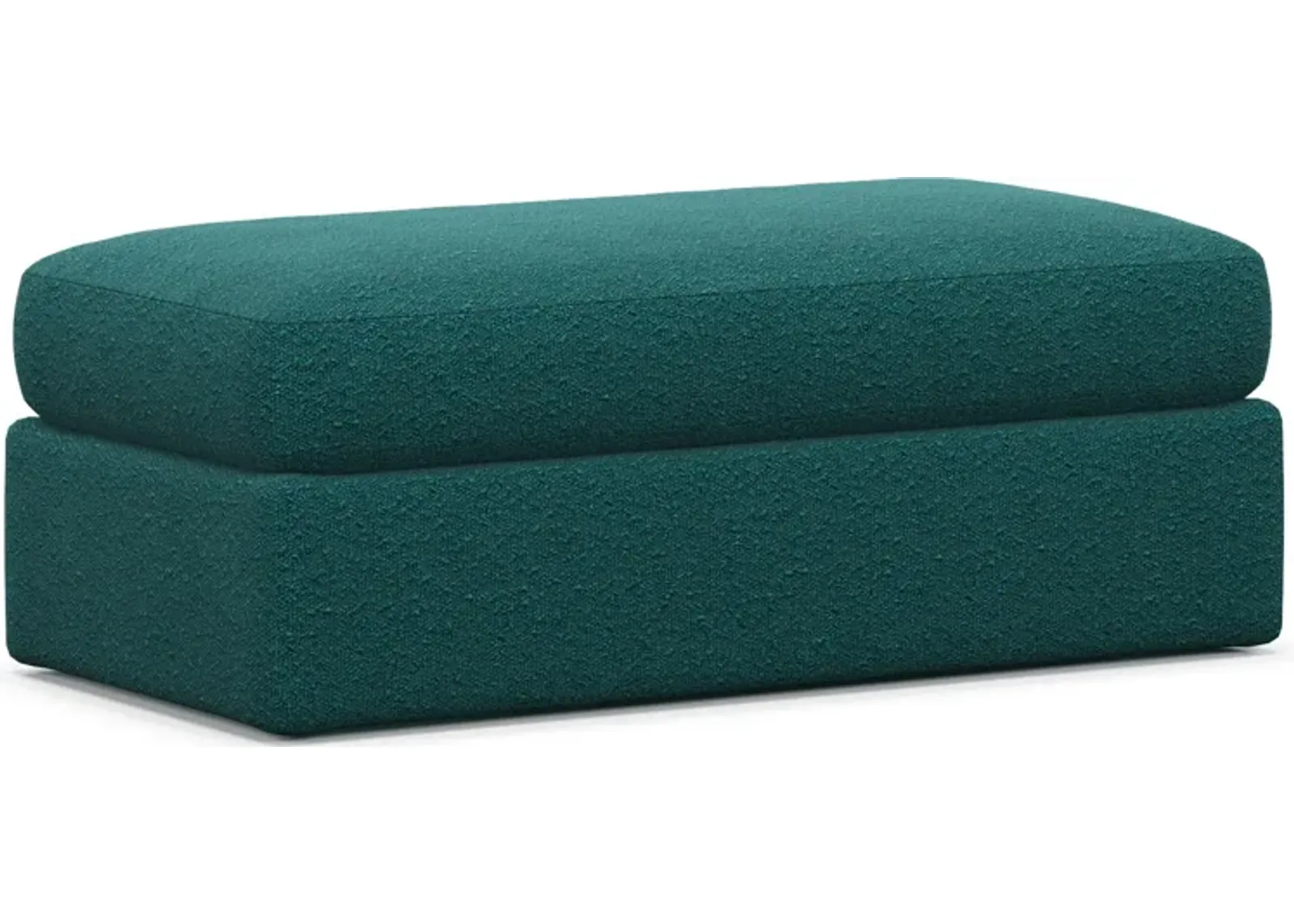 Haven Foam Comfort Ottoman - Bloke Peacock