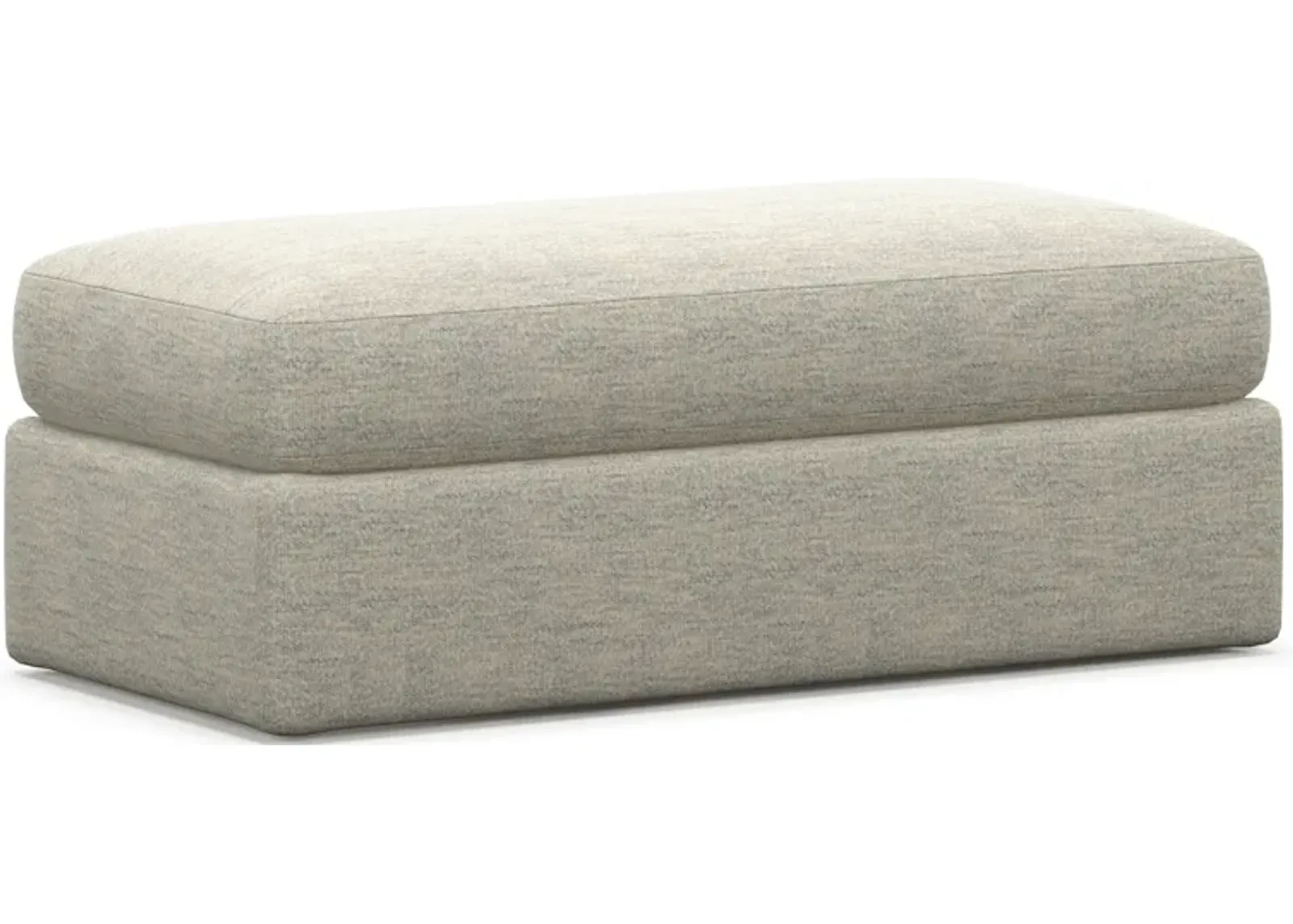 Haven Ottoman - Merino Chalk