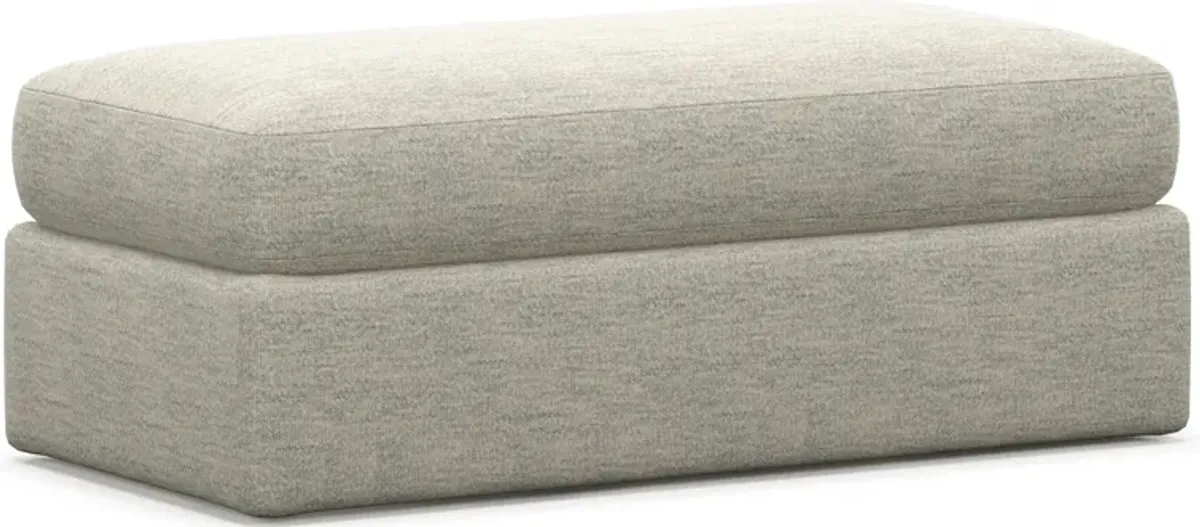 Haven Ottoman - Merino Chalk