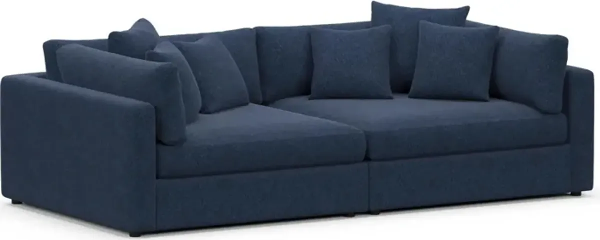 Sasha Foam Comfort Sofa - Oslo Navy