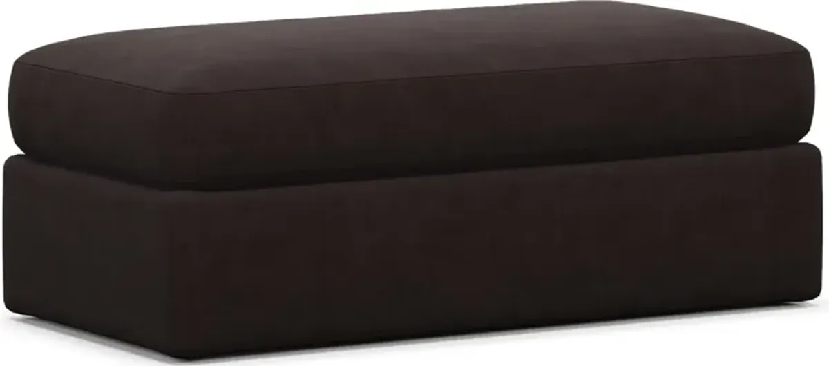 Haven Foam Comfort Ottoman - Merrimac Dark Brown