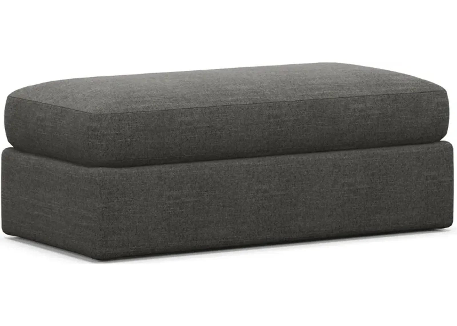 Haven Foam Comfort Ottoman - Curious Charcoal