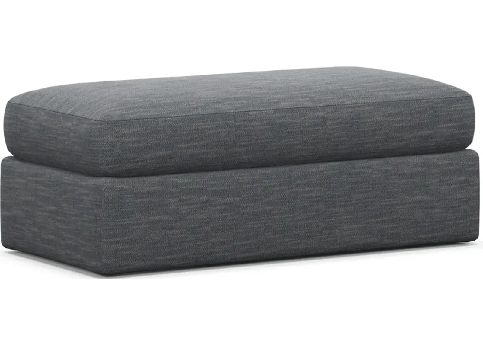 Haven Foam Comfort Ottoman - Dudley Indigo