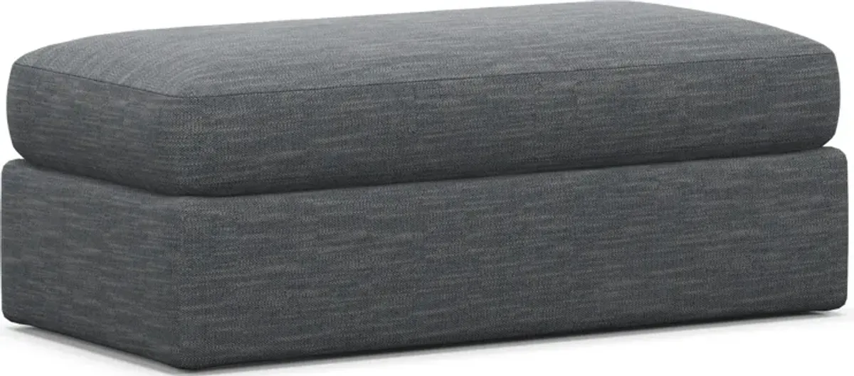 Haven Foam Comfort Ottoman - Dudley Indigo