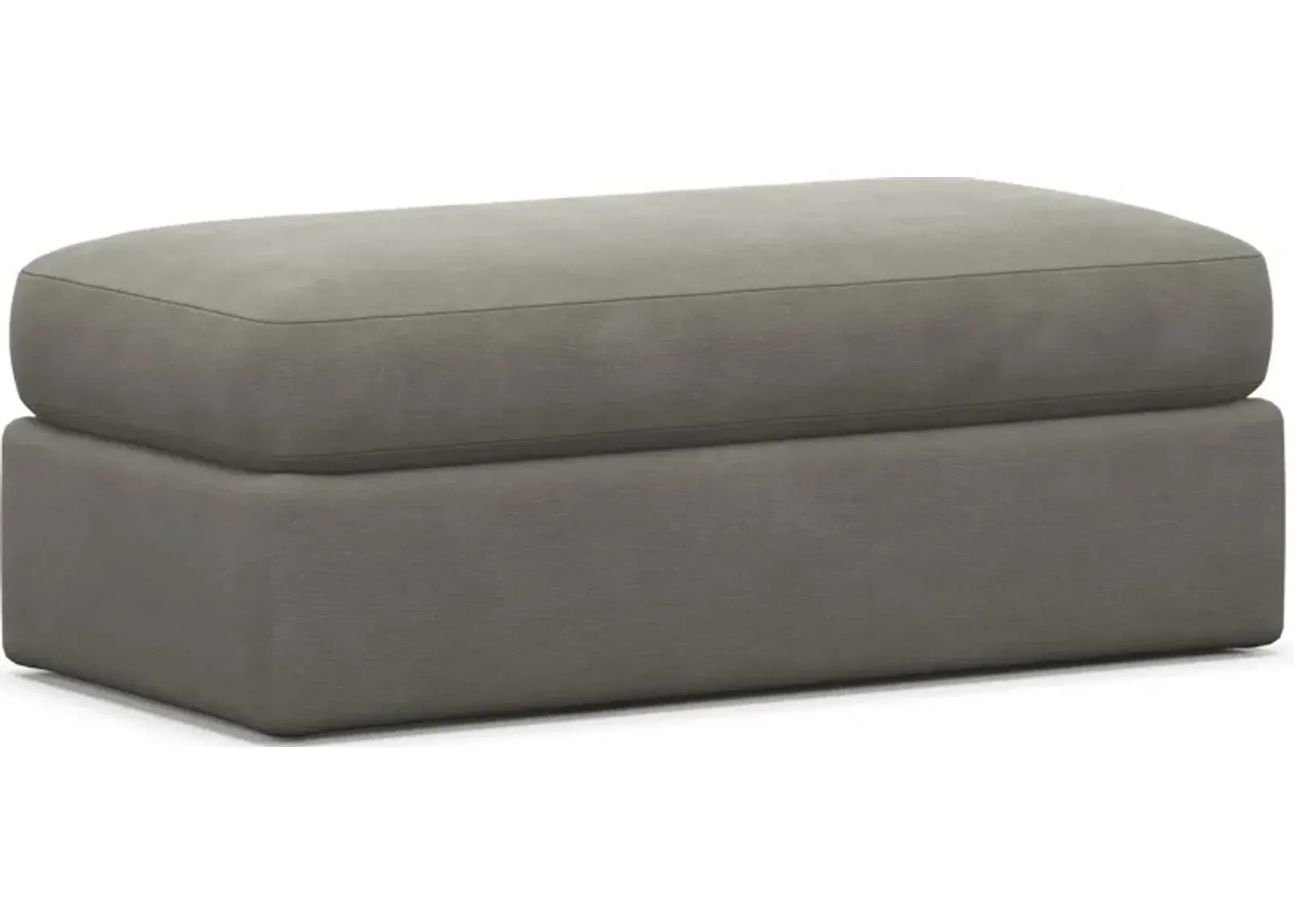 Haven Foam Comfort Ottoman - Abington Fog