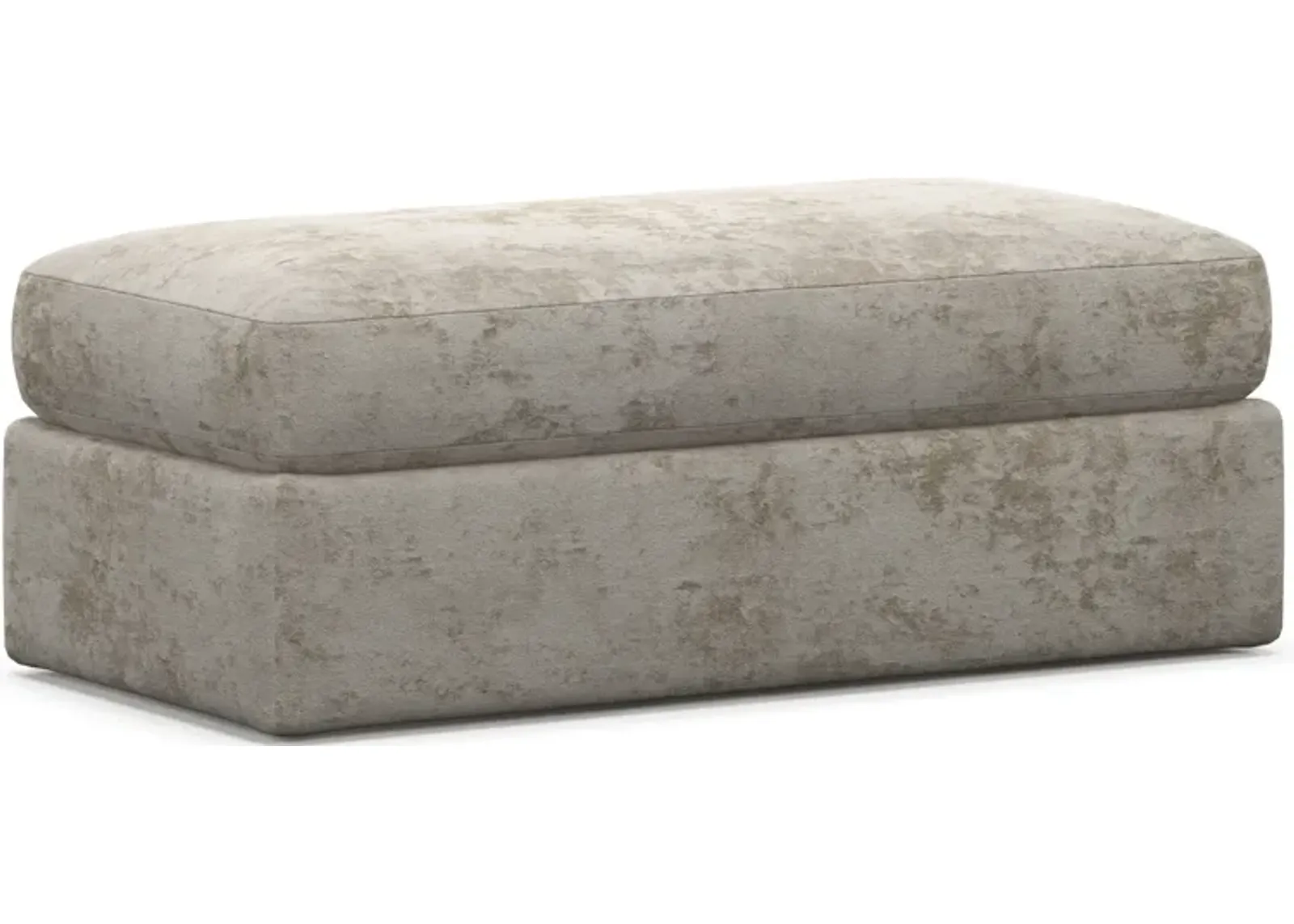 Haven Foam Comfort Ottoman - Hearth Cement