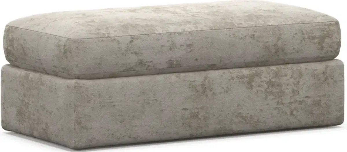 Haven Foam Comfort Ottoman - Hearth Cement