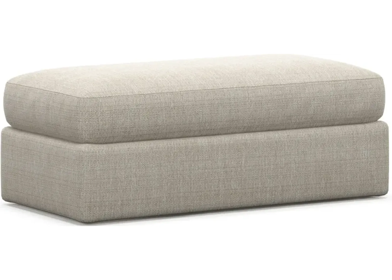 Haven Foam Comfort Ottoman - Mason Porcelain