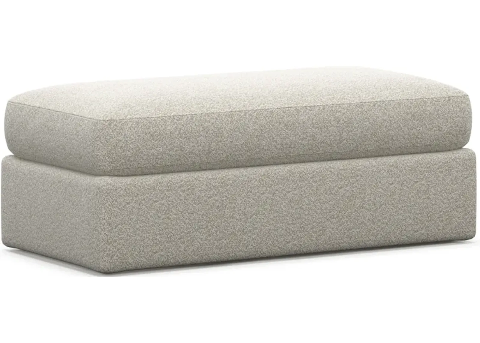 Haven Foam Comfort Ottoman - Muse Stone