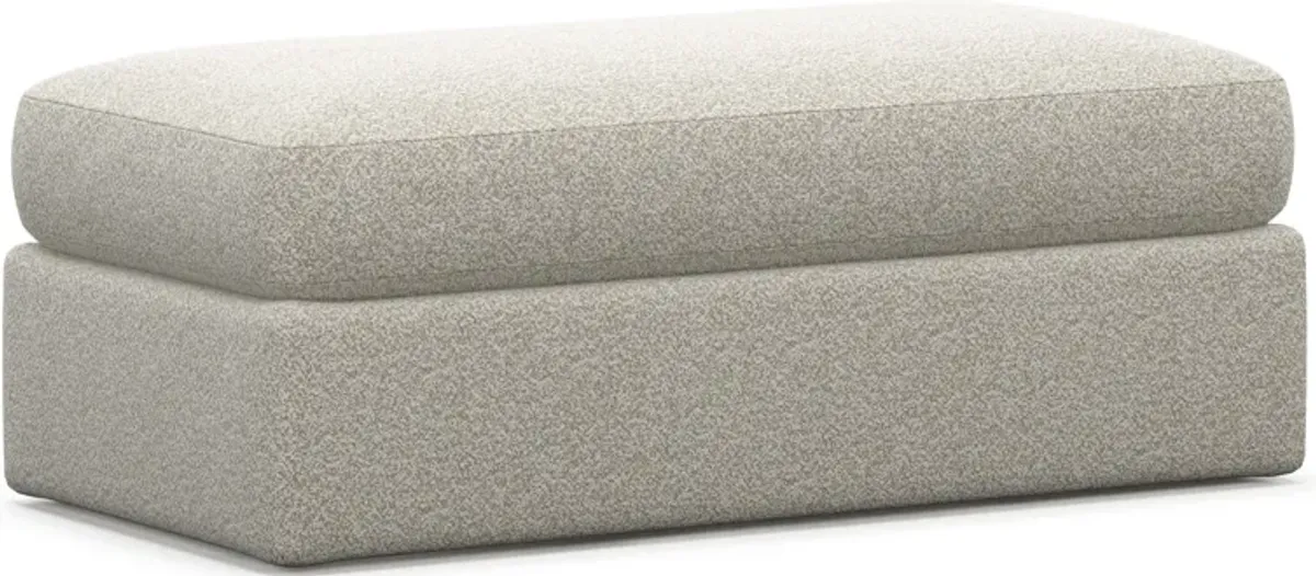 Haven Foam Comfort Ottoman - Muse Stone