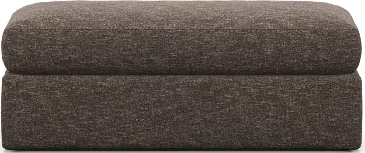 Haven Foam Comfort Ottoman - M Walnut