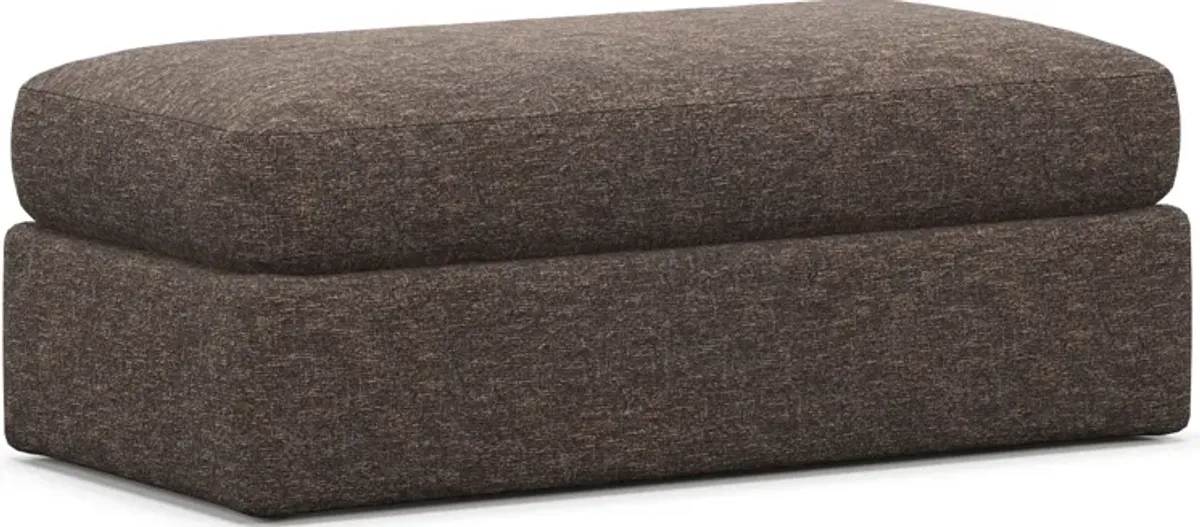 Haven Foam Comfort Ottoman - M Walnut