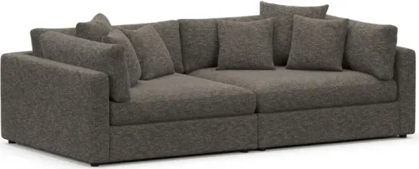 Sasha Foam Comfort Sofa - M Walnut