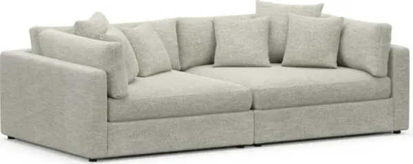 Sasha Foam Comfort Sofa - M Ivory