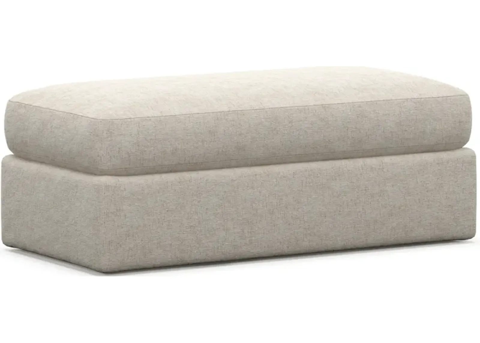 Haven Foam Comfort Ottoman - M Ivory